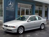 2002 Titanium Silver Metallic BMW 5 Series 525i Sedan #37283044