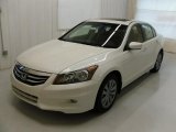 2011 White Diamond Pearl Honda Accord EX-L V6 Sedan #37322500