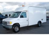 2002 Oxford White Ford E Series Cutaway E350 Commercial Utility Truck #37322206
