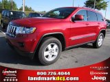 2011 Inferno Red Crystal Pearl Jeep Grand Cherokee Laredo #37321849