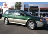2001 Timberline Green Metallic Subaru Outback Wagon #37321463