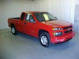 2005 Victory Red Chevrolet Colorado Extended Cab #37322312
