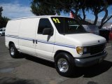 1992 Glacier White Ford E Series Van E150 Commercial #37321584