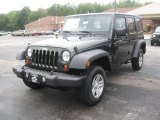 2011 Natural Green Pearl Jeep Wrangler Unlimited Sport 4x4 #37322399