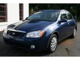 2005 Imperial Blue Kia Spectra LX Sedan #37322890