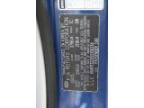 2005 Spectra Color Code for Imperial Blue - Color Code: 1C