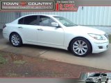 2009 White Satin Pearl Hyundai Genesis 3.8 Sedan #37424134