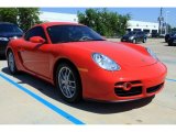 2007 Guards Red Porsche Cayman  #37423878