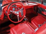 1958 Chevrolet Corvette Convertible Red Interior