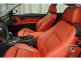 2008 BMW 3 Series 328i Coupe Coral Red/Black Interior