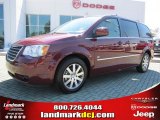 2009 Deep Crimson Crystal Pearl Chrysler Town & Country Touring #37423807