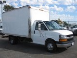 2005 Summit White Chevrolet Express 3500 Cutaway Moving Van #37423548
