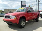 2002 Fire Red GMC Sonoma SLS Extended Cab 4x4 #37423855