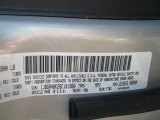 2008 Grand Cherokee Color Code for Light Graystone Pearl - Color Code: PDA