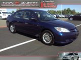 2005 Eternal Blue Pearl Honda Civic LX Sedan #37519753