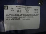 2006 Chevrolet Cobalt SS Supercharged Coupe Info Tag