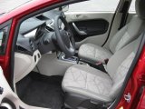 2011 Ford Fiesta SE Sedan Light Stone/Charcoal Black Cloth Interior