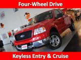 2005 Bright Red Ford F150 XLT SuperCab 4x4 #37531844