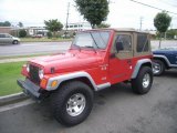 2002 Flame Red Jeep Wrangler X 4x4 #37532110