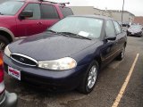 Deep Navy Blue Metallic Ford Contour in 2000