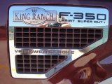 2009 Ford F350 Super Duty King Ranch Crew Cab 4x4 Marks and Logos