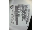 2002 Town Car Color Code for White Pearlescent Metallic - Color Code: WF