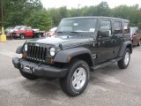 2011 Natural Green Pearl Jeep Wrangler Unlimited Sport 4x4 #37585061