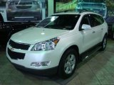 2011 White Diamond Tricoat Chevrolet Traverse LT AWD #37584728