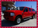 2005 Red Clearcoat Ford F250 Super Duty XLT Crew Cab 4x4 #37584792