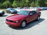 2007 Redfire Metallic Ford Mustang V6 Deluxe Convertible #37585023