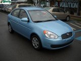 2009 Ice Blue Hyundai Accent GLS 4 Door #37584793