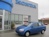 2005 Bright Blue Metallic Chevrolet Aveo LT Sedan #37637704