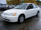 2002 Taffeta White Honda Civic LX Sedan #37637478