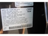 2009 Audi Q7 4.2 Prestige quattro Info Tag