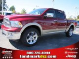 2011 Deep Cherry Red Crystal Pearl Dodge Ram 1500 Laramie Crew Cab #37637765