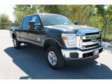 2011 Tuxedo Black Metallic Ford F250 Super Duty XLT Crew Cab 4x4 #37637585