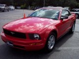 2008 Torch Red Ford Mustang V6 Deluxe Convertible #375874