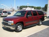 Redfire Metallic Chevrolet Suburban in 2002