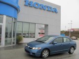 2009 Atomic Blue Metallic Honda Civic LX Sedan #37699331