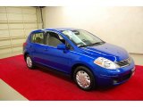 2009 Blue Metallic Nissan Versa 1.8 S Hatchback #37699350