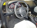 2011 Audi R8 Spyder 5.2 FSI quattro Lunar Silver Nappa Leather Interior