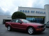 2007 Redfire Metallic Ford Mustang V6 Deluxe Convertible #375842
