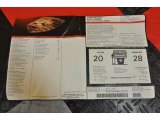 2005 Porsche Boxster  Window Sticker