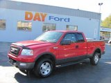 2004 Bright Red Ford F150 FX4 SuperCab 4x4 #37699246