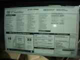 2011 Cadillac DTS Platinum Window Sticker