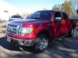 2010 Red Candy Metallic Ford F150 Lariat SuperCrew 4x4 #37699270