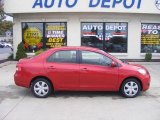 2008 Barcelona Red Pearl Toyota Yaris Sedan #37699307