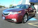 2009 Basque Red Pearl Acura TL 3.7 SH-AWD #37700152