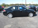 2011 Ebony Black Ford Focus SEL Sedan #37699597