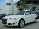 2007 Ibis White Audi A4 2.0T Sedan #375490